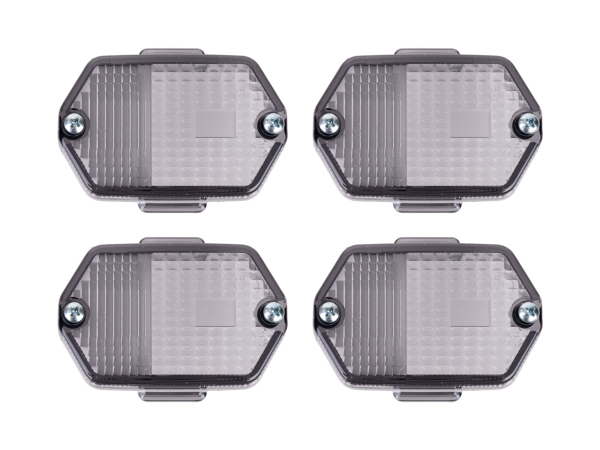 SET 4 schwarze Blinkergläser für SR0, SR80