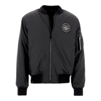 Pilotenjacke schwarz Motiv: Simson Lifestyle