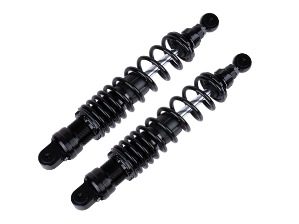 Paar schwarz eloxierte Federbeine - Gasdruckdämpfer 360mm