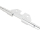 CNC Alu-Aufnahme für hintere Blinker (10mm) | S50, S51, S70 Silber