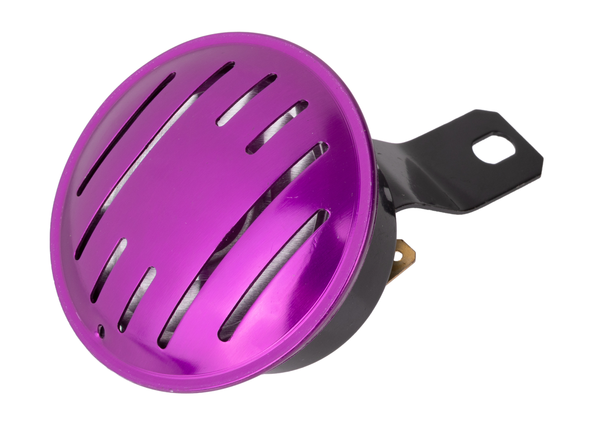 12V Signalhorn Simson S51 S50 SR50 | Alu eloxiert Tuning Lila