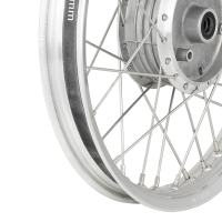 Speichenrad mit 1,5x16 Alufelge und Edelstahl-Speichen