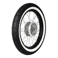 Simson Komplettrad mit Weisswandreifen - Felge 1,5x16...