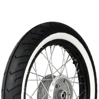 Simson Komplettrad mit Weisswandreifen - Felge 1,5x16...