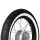 Simson Komplettrad mit Weisswandreifen - Felge 1,5x16 schwarz