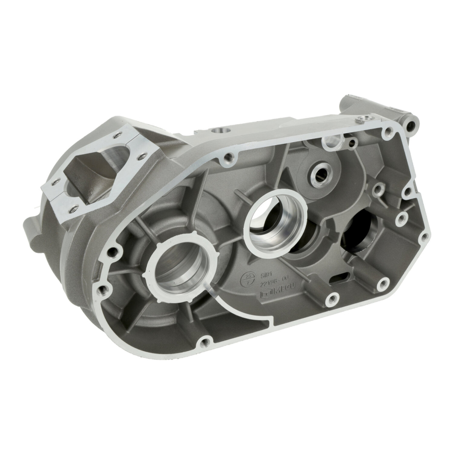 ML-MEGU Motorgehäuse M500 Ø 46,1 mm silber beschichtet – Simson S51, SR50, KR51/2 verstärkt
