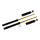 SWH Telegabel Trommelbremse 16" hydraulisch – Standrohre gold, Gleitrohre schwarz (Simson S51, S50)