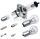 SET Glühlampen (Markenlampen GLÜWO) 12V HS1 Hauptlicht S51, S70, SR50, SR80, S53, S83