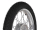 Komplettrad 1,6x16 Zoll, Alufelge poliert + Chromspeichen, mit Heidenau-Reifen K36/1 fertig montiert