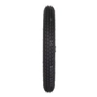 Komplettrad 1,5x16 Zoll, Alufelge und Chromspeichen, mit Heidenau-Reifen K30 montiert