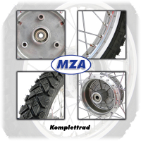 Komplettrad HINTEN -Winter- 1,5x16 Zoll Alufelge, poliert...