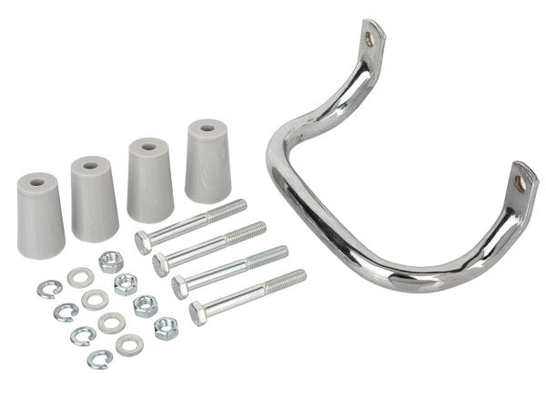 Set Montageteile für Schwalbe Gepäckträger - graue Distanzstücke