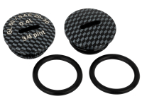 SET Verschlußschraube Alu carbon mit O-Ringen S51,...