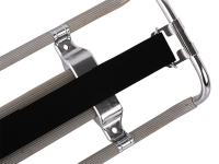 Set Gepäckträger grau für Schwalbe, Star, Habicht mit Haltegriff