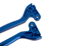 Handhebel Aluminium blau Eloxiert für S51, SR50 mit Bremslichtkontakt