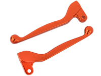 Handhebel Aluminium orange Eloxiert für S51, SR50 mit Bremslichtkontakt