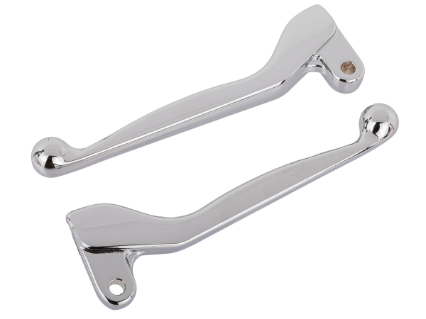 Handhebel Aluminium verchromt für S51, SR50 mit Bremslichtkontakt