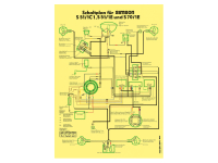 Schaltplan Farbposter (40x57cm) S51/1 C1, S51/1 E, S70/1...