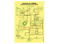 Simson Schaltplan für S51/1 C1, S51/1 E, S70/1 E