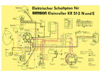 Simson Schaltplan für KR51/2N und E