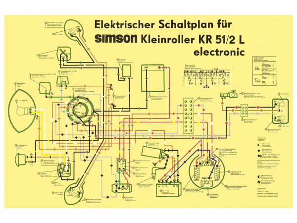 Simson Schaltplan für KR51/2L electronic