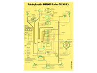 Simson Schaltplan für SR 50 B3