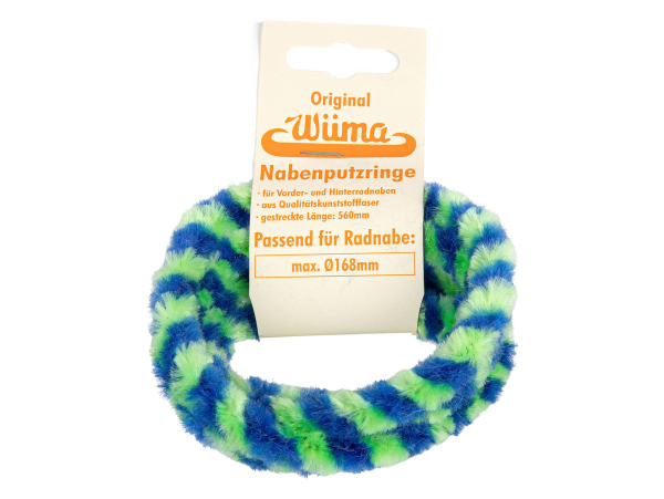 Nabenputzring blau/neon - Wüma für S51, S50, Schwalbe, Sta