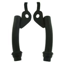 Blinkerträger schwarz für vordere Blinker Roller SR50, SR80 15mm
