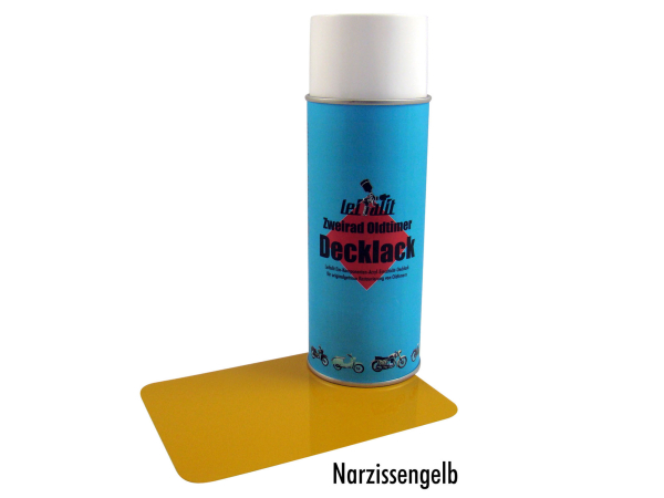 Spraydose Decklack Leifalit (Premium) Narzissengelb / Saharabraun (hellere Variante) 400ml
