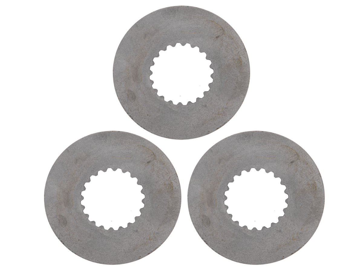 Set Kupplungslamelle ( 3 Stück ) Kupplungsscheibe (Stahlscheibe) Stärke 1,0 mm Simson Motor M531 M743