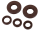 Wellendichtringe-Set (5 Stück) - NJK - Motor kpl., FPM - braun - S50, KR51/1