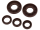 Wellendichtringe-Set (5 Stück) - NJK - Motor kpl., FPM - braun - S50, KR51/1