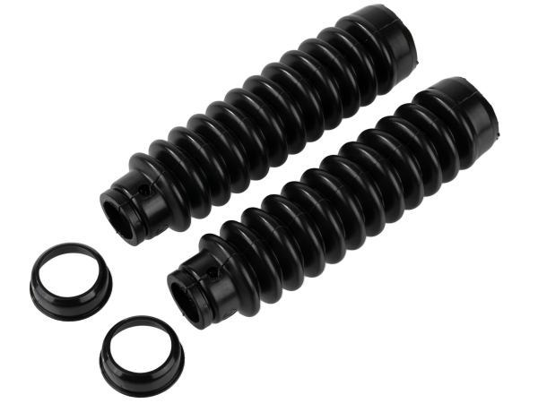 Set 2 Stück Faltenbalg schwarz mit Kappe für S50, S, SR50