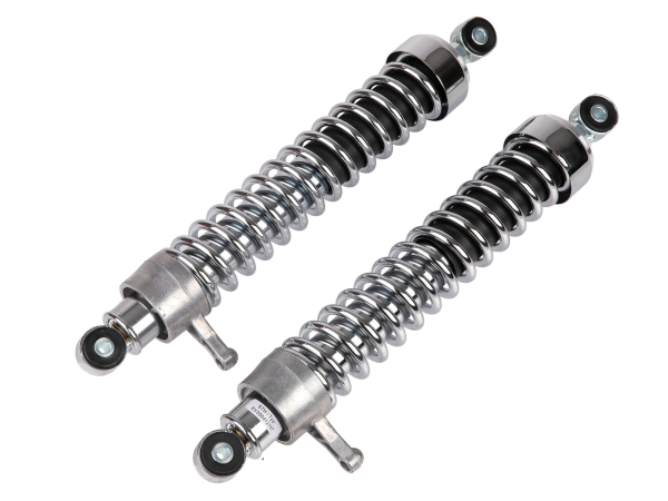 verlängerte Enduro Federbeine verchromt mit Gutachten S51, S50, S70