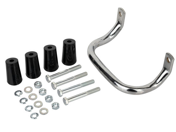 Set Aufbockgriff mit Distanzstücke schwarz für Schwalbe KR51/1, KR51/2