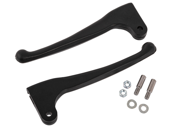 Set Kupplungs & Bremshebel Kunststoff S50, Schwalbe alte Ausführung