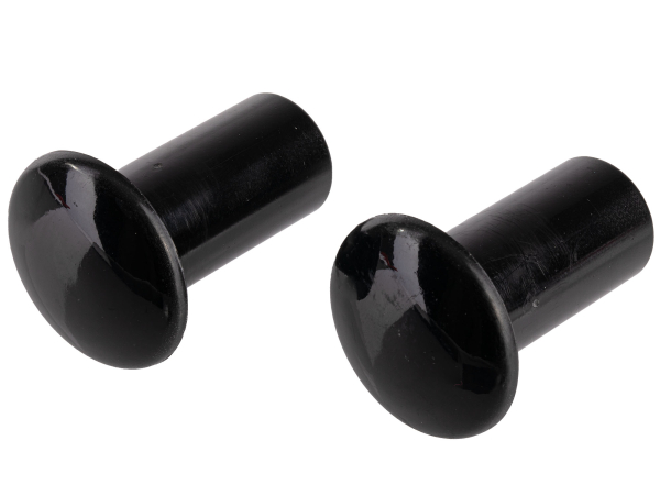 Set 2 Stück Blindstopfen schwarz für Schwalbe, Star, Habicht