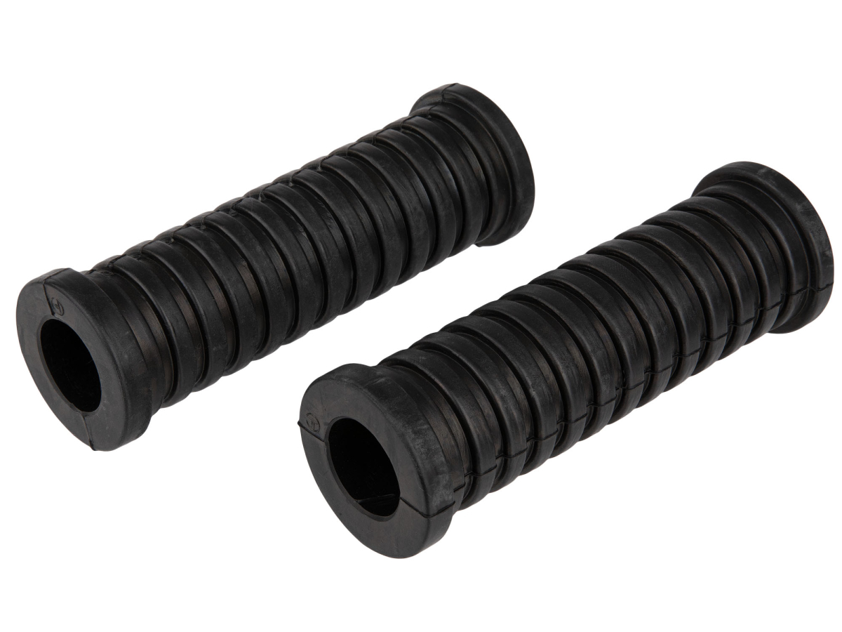 2x Beifahrerfußrasten Für MZ ES175/250 ETZ - Quergerippte Riffelung