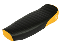 Enduro Sitzbank schwarz/gelb strukturiert für S50,...