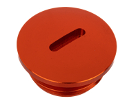 Verschlusskappe für Kupplungsdeckel Kupplungseinstellung orange
