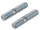 Set 2 Stück Stiftschraube für Zylinderflansch M6x18