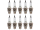 10 Stück Zündkerzen 260 Isolator Spezial von Beru für S51, Schwalbe, Habicht