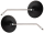 Set 2 Stück Spiegel 120mm - verchromter Spiegelarm