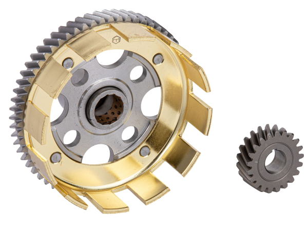Kupplungszahnrad, Antriebsritzel SET Sport 62/21 Zähne Simson Motor M700 S70, S83, SR80 Kupplungskorb erleichtert